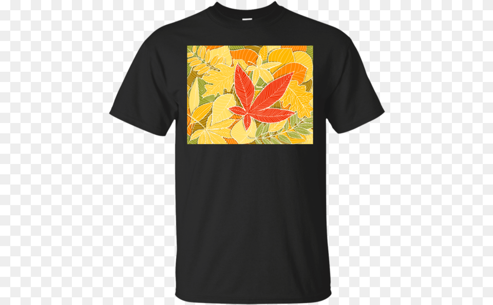 Autumn Illustration With Colorful Fallen Leaves T Shirt Life Gives You Lemons Shirt Portal, Clothing, T-shirt Png Image