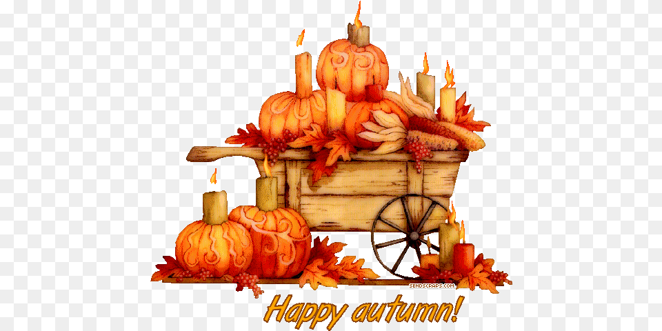 Autumn Images Greetings And Pictures For Whatsapp, Pumpkin, Food, Vegetable, Plant Free Png Download