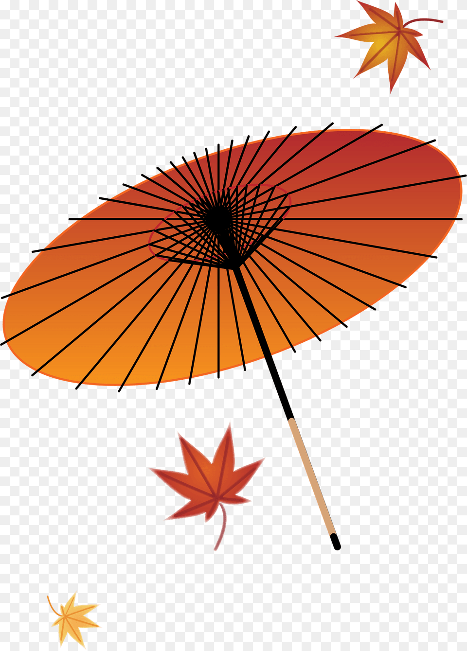 Autumn Japanese Umbrella Clipart, Leaf, Plant, Canopy Free Transparent Png