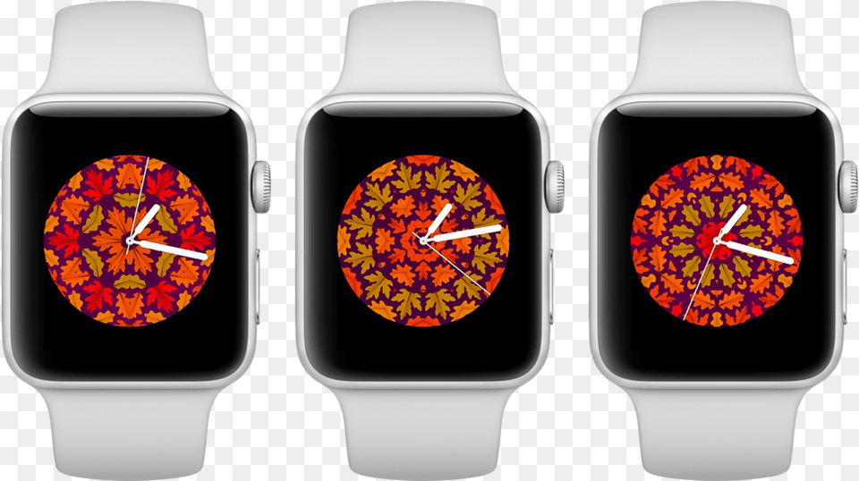 Autumn Leaves 3up Fall Apple Watch Face, Arm, Body Part, Person, Wristwatch Free Png