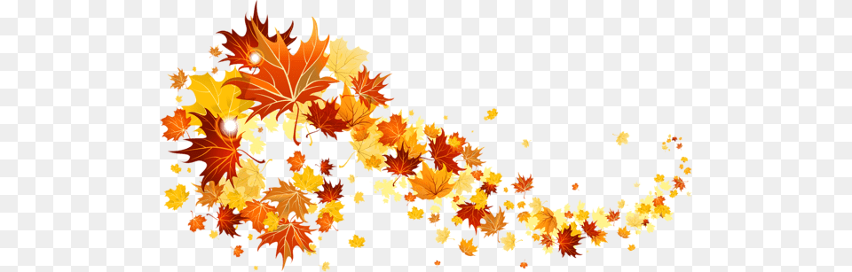 Autumn Leaves Banner, Leaf, Plant, Art, Graphics Png Image