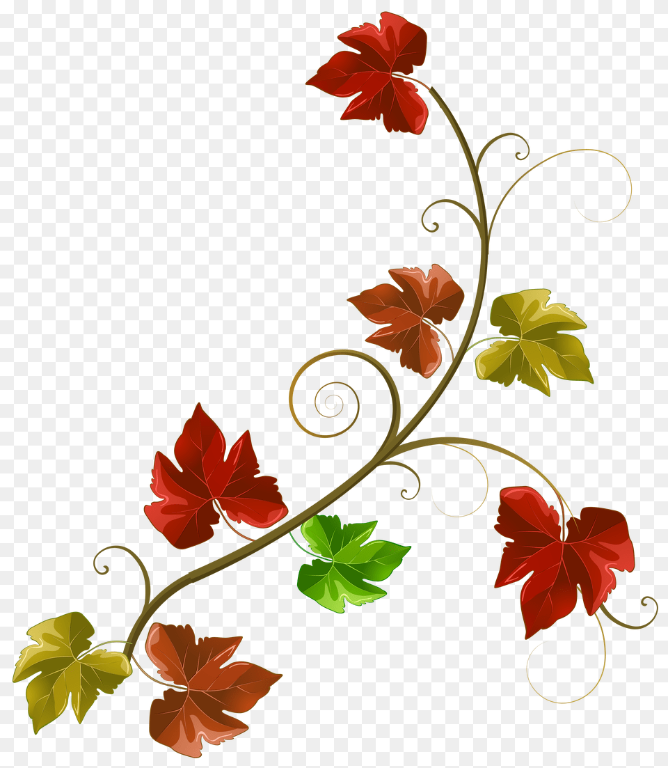 Autumn Leaves Decoration Clipart, Art, Floral Design, Graphics, Leaf Png Image
