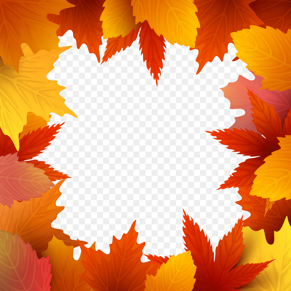 Autumn Leaves Frame Border Clip Free Transparent Png