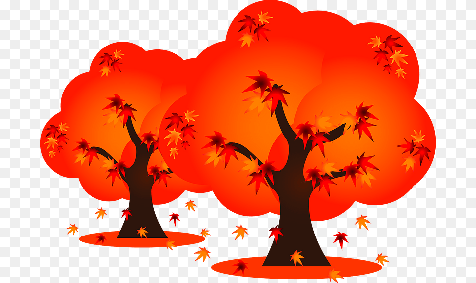 Autumn Leaves Maple Trees Clipart, Plant, Tree, Leaf, Art Free Png Download