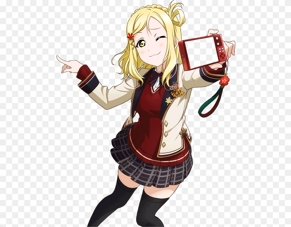 Autumn Mari For You Photoshop To Your Hearts Love Live Card Edits, Adult, Publication, Person, Woman Png
