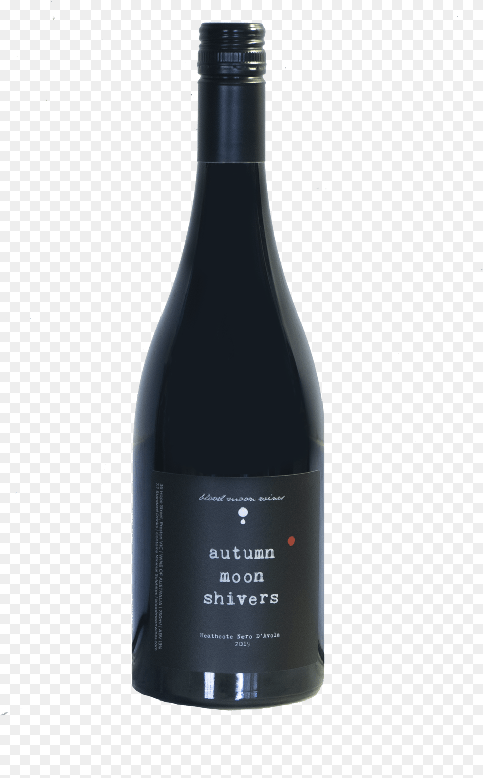 Autumn Moon Shivers Nero Du0027avola 2019 U2014 Blood Wines, Alcohol, Wine, Liquor, Bottle Free Transparent Png