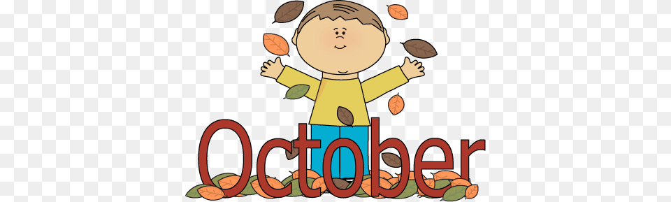 Autumn October Month Clip Art, Baby, Person, Face, Head Free Png