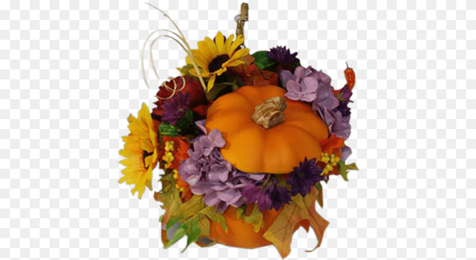Autumn Pumpkin Bouquet, Flower, Flower Arrangement, Food, Plant Free Png