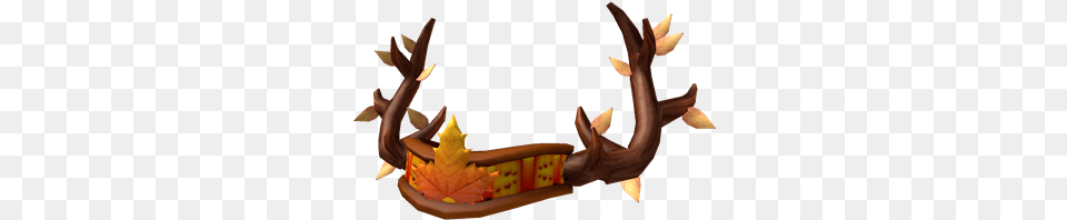 Autumn Rune Antlers Roblox Starry Rune Antlers, Antler, Leaf, Plant, Person Free Transparent Png