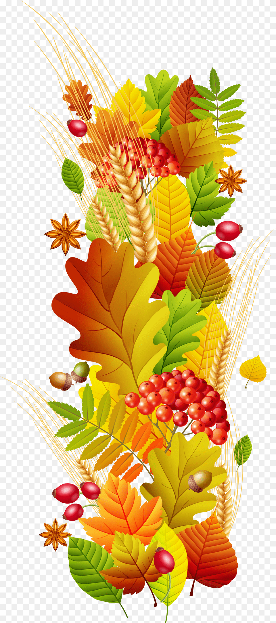 Autumn Season Floral Design Clip Art Floral Clip Art Free Transparent Png