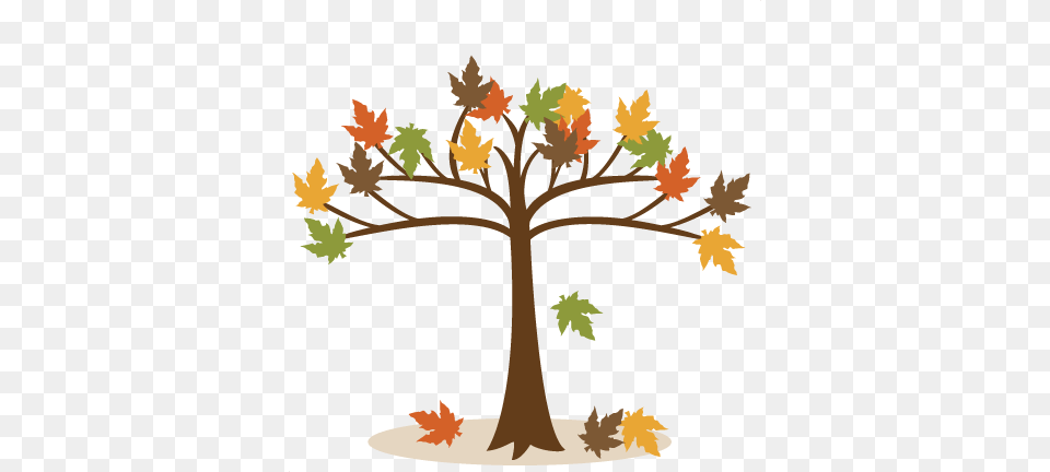 Autumn Tree For Scrapbooking Fall Tree Autumn Tree, Leaf, Plant, Cross, Symbol Free Png