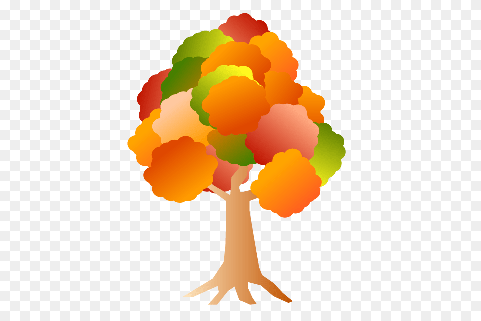 Autumn Trees Maple Autumn Leaves Orange Red Gradation, Art, Graphics Png