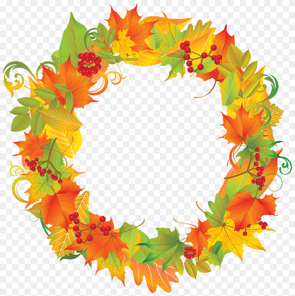 Autumn Wreath Clipart Png Image