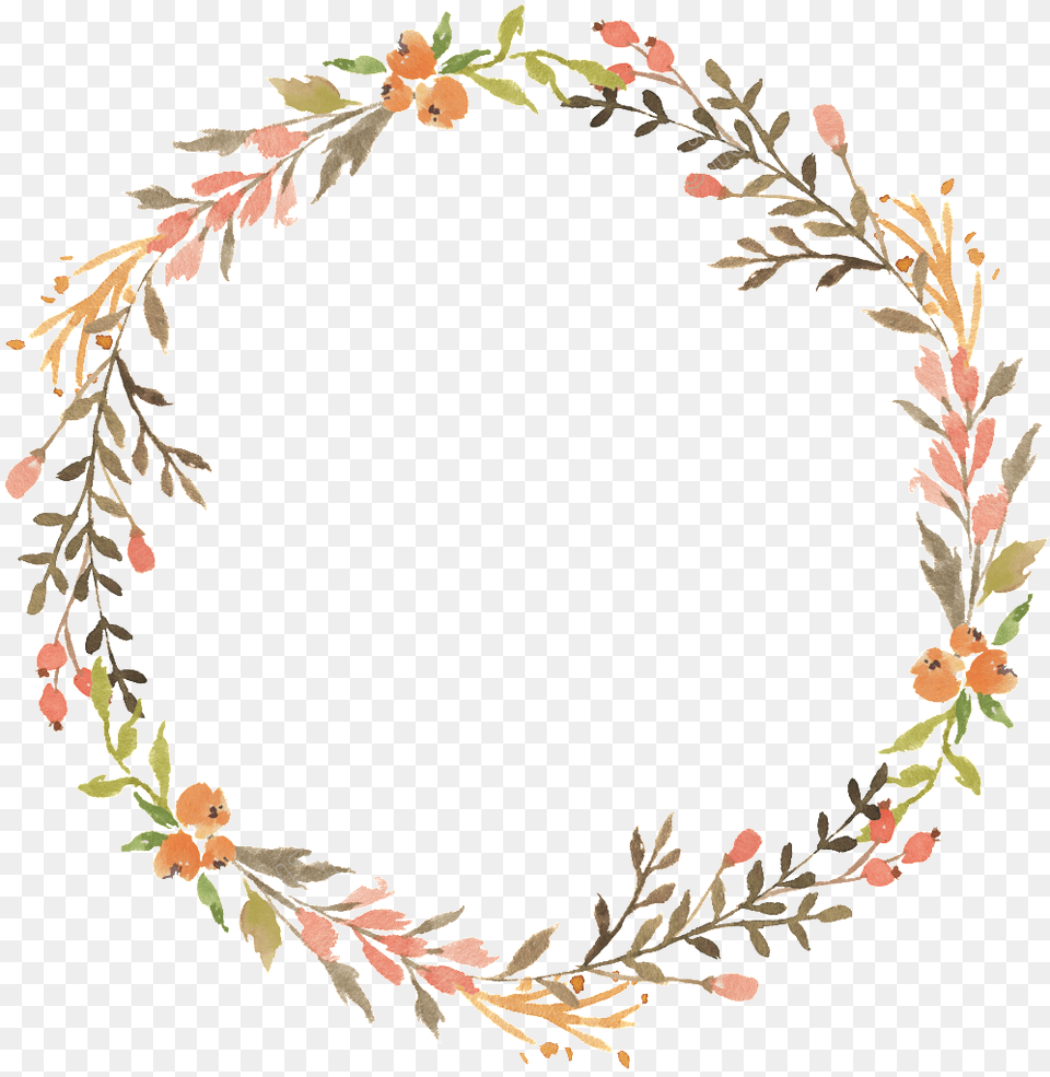 Autumn Wreath Floral Wreath, Accessories, Pattern, Jewelry, Necklace Free Transparent Png