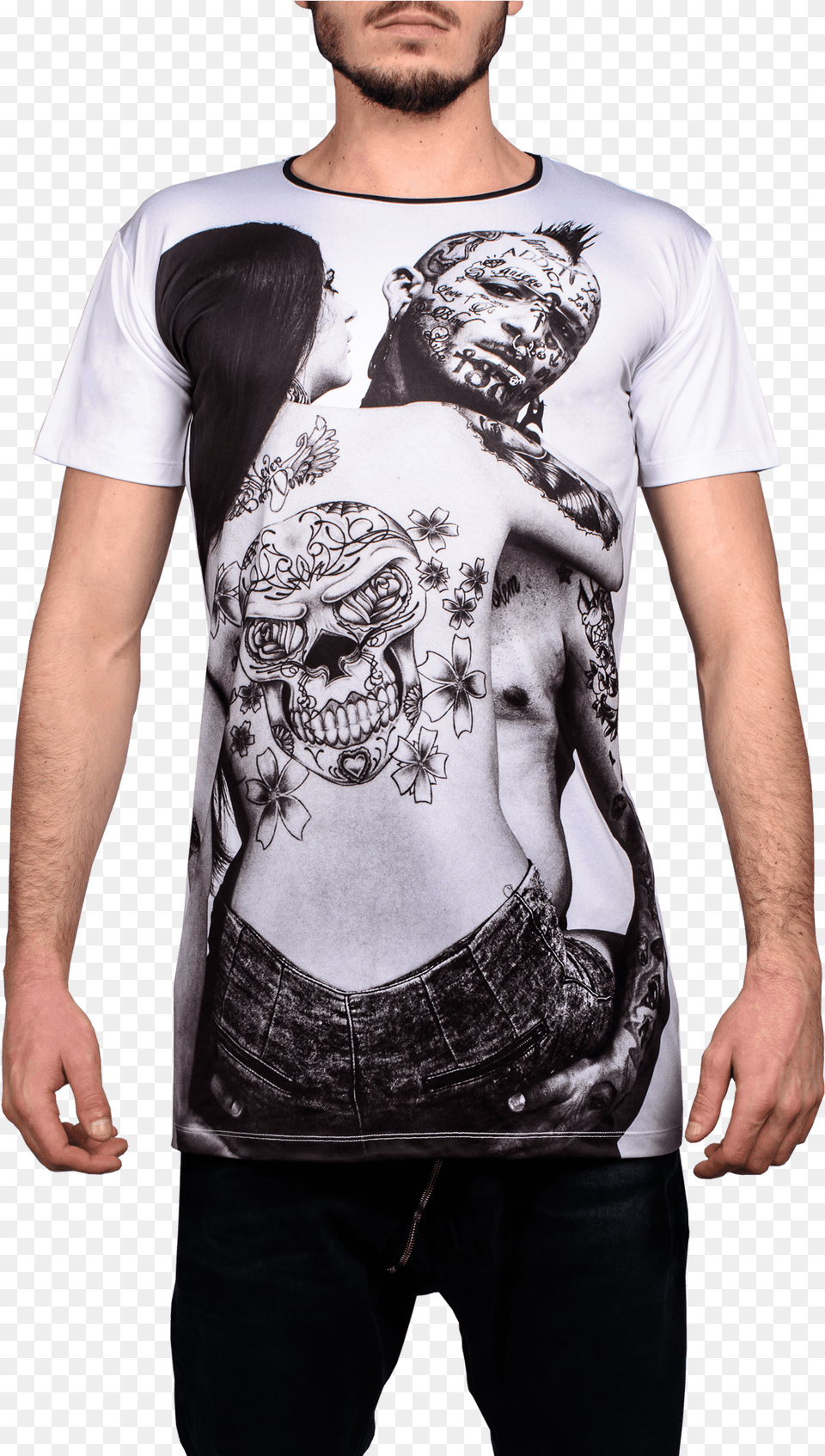 Av Santamuerte Model Male, Tattoo, Clothing, T-shirt, Skin Png Image