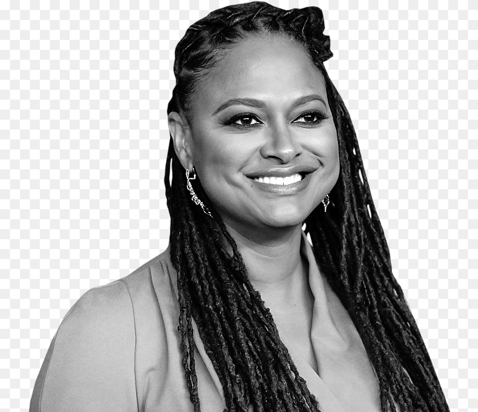 Ava Duvernay Ava Duvernay Black And White, Adult, Smile, Portrait, Photography Png