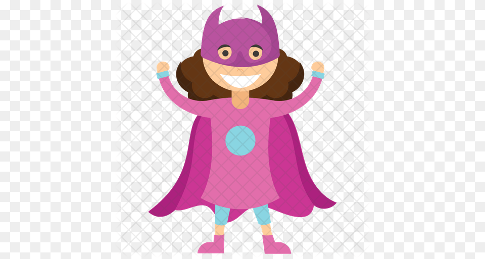 Available In Svg Eps Ai Icon Cartoon, Purple, Child, Female, Girl Free Png