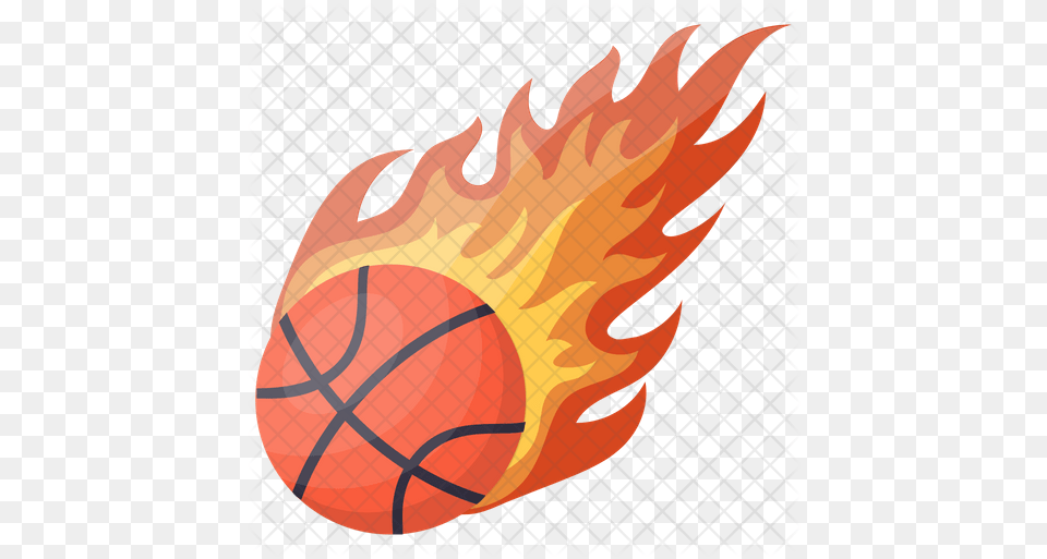 Available In Svg Eps Ai Icon Fonts Flaming Basketball, Sport Free Png Download