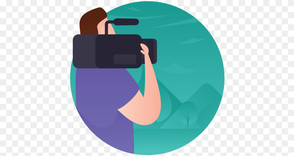 Available In Svg Eps Ai Icon Fonts Video Camera, Person, Photographer, Photography Free Transparent Png