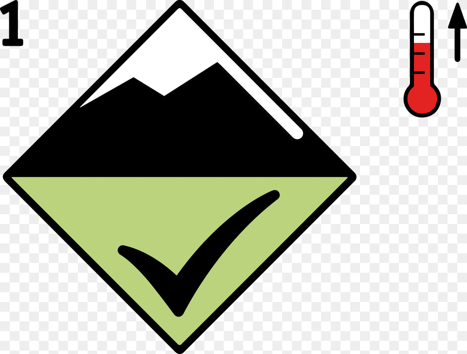 Avalanche Low Danger Level Wet Snow, Symbol Free Png Download