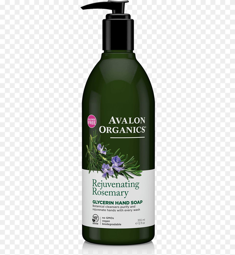 Avalon Glycerin Hand Soap, Bottle, Herbal, Herbs, Plant Free Png Download