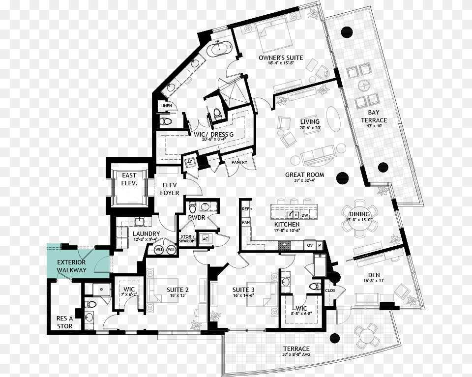 Avant Transparent Floor Plan, Cad Diagram, Diagram Png Image