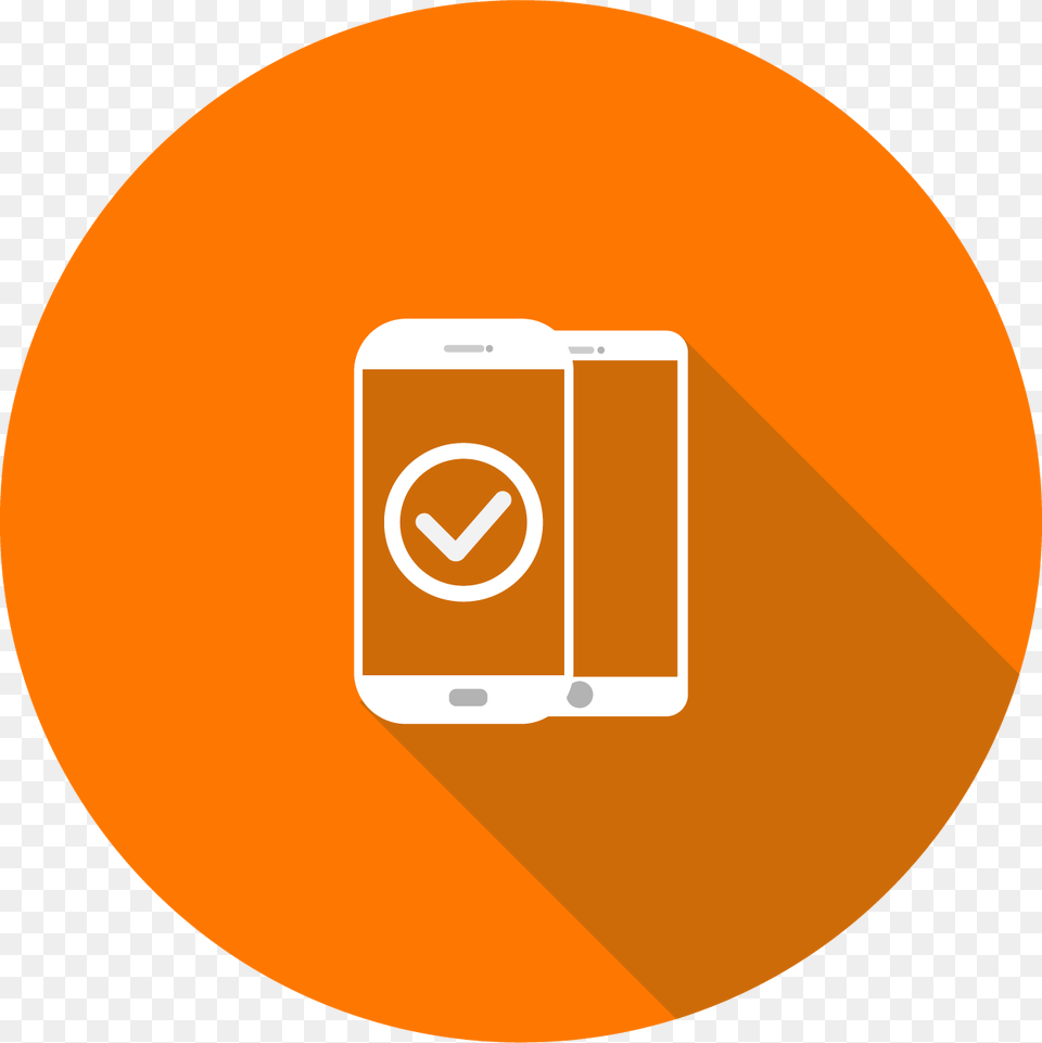 Avast Endpoint Protection Suite Last Contact Icon Orange Color, Disk, Electronics, Ipod, Phone Free Png Download