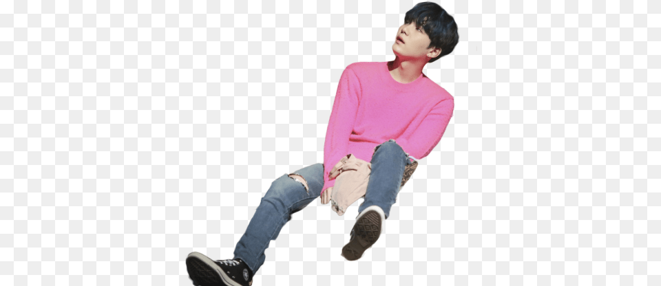 Avatan Plus Min Yoongi Spring Day, Person, Clothing, Footwear, Long Sleeve Free Png Download