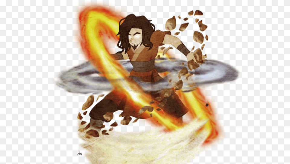 Avatar Aang Avatar Wan In Action Wc509 Last Airbender Avatar State, Flame, Fire, Adult, Wedding Free Png