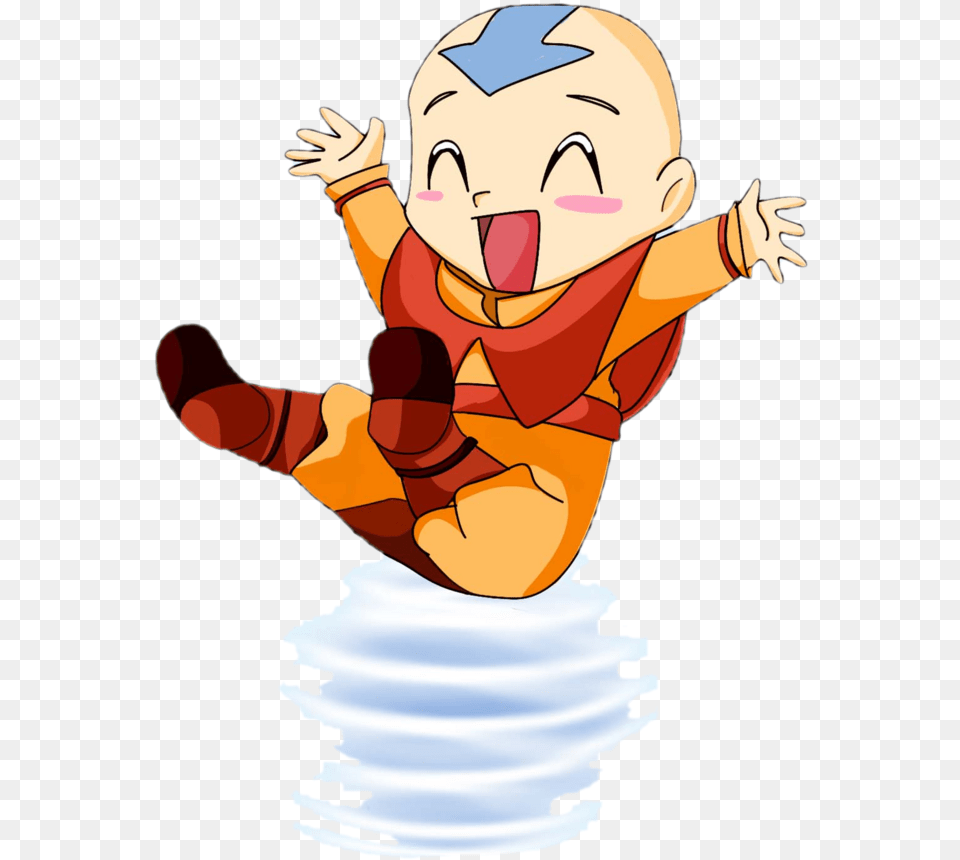 Avatar Aang Chibi, Baby, Person, Face, Head Png