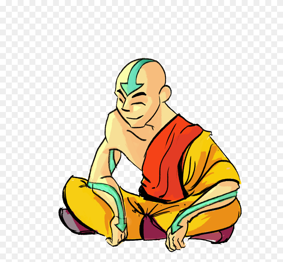 Avatar Aang Korra Aang Avatar, Adult, Male, Man, Monk Free Transparent Png