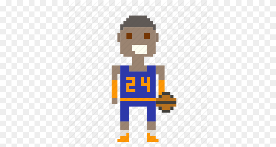 Avatar Basketball Basketball Player Man Person Pixels Icon, Face, Head Png Image