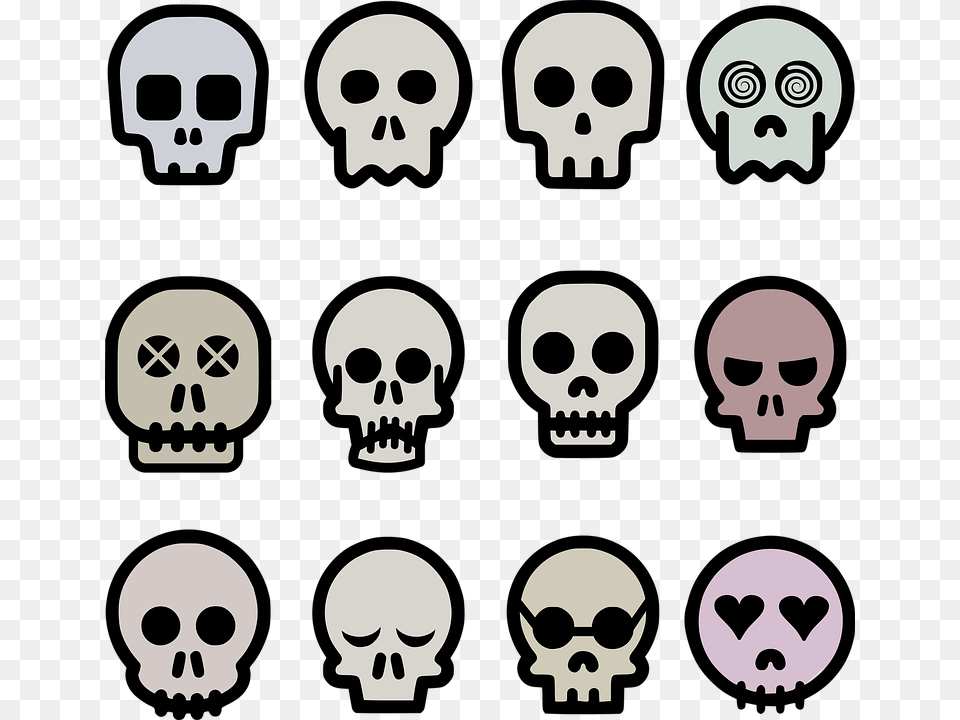 Avatar Bbs Emotions Gui Icon Interface Pirate Emoji Skulls, Stencil, Face, Head, Person Free Png Download
