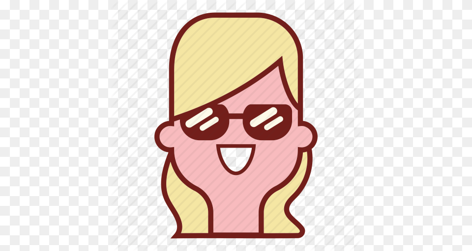 Avatar Blonde Emotional Expression Face Girl Emoji Profile, Baby, Person Free Transparent Png
