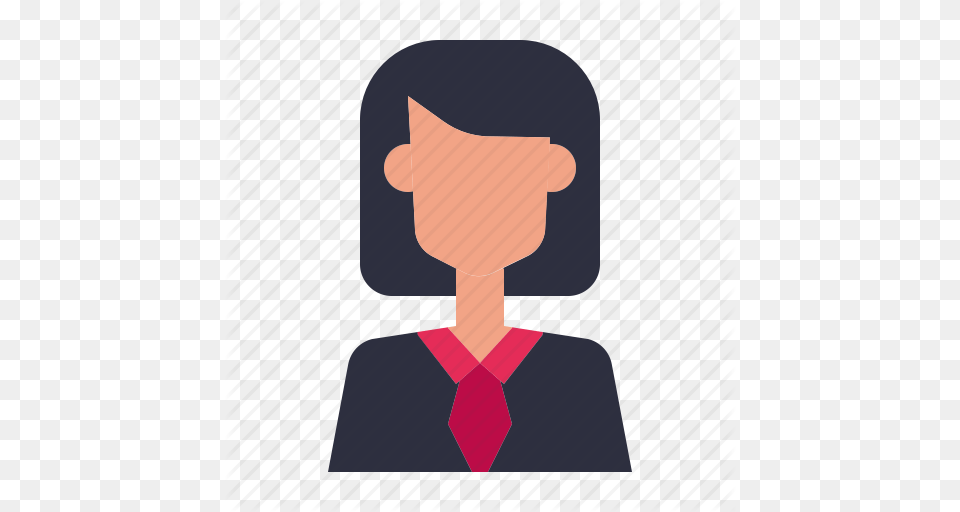 Avatar Business Businesswoman Economics People Icon, Accessories, Person, Tie, Formal Wear Free Transparent Png