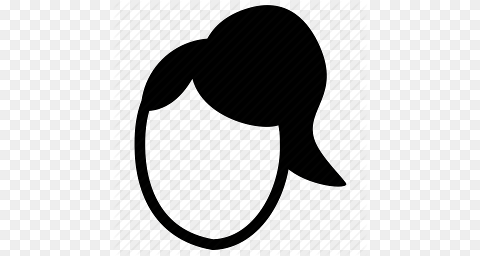 Avatar Character Female Girl Ponytail Woman Icon Free Png Download