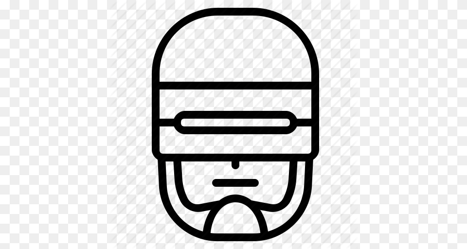 Avatar Cinema Film Movie Robocop Icon, Electrical Device, Microphone, Face, Head Png