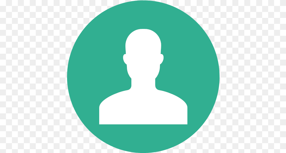 Avatar Circle Male Profile User Icon Web Ui Color, Adult, Man, Person, Silhouette Free Transparent Png