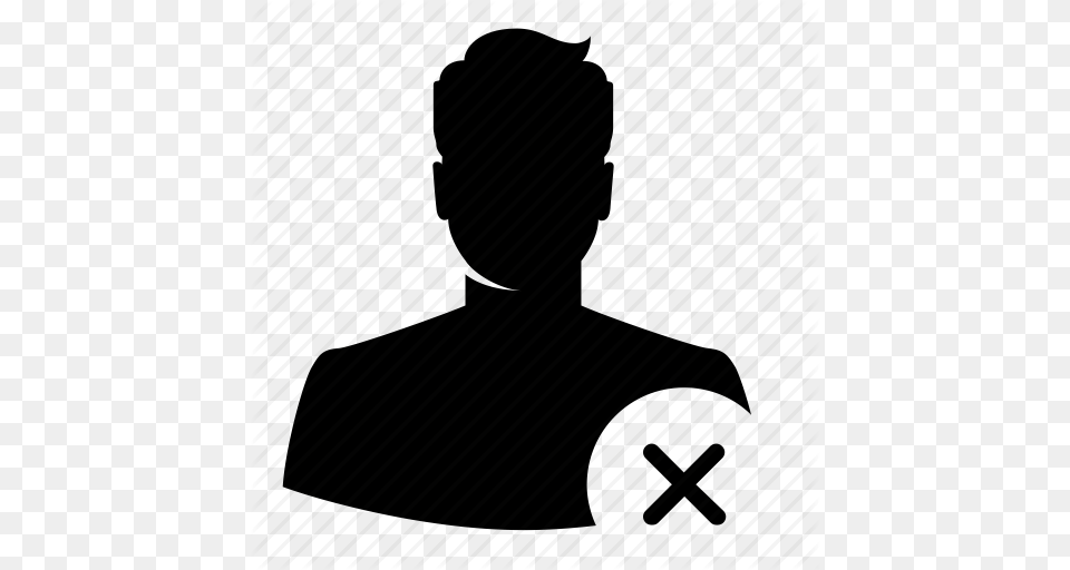 Avatar Cross Delete Man Remove Silhouette User Icon, Electronics Png Image