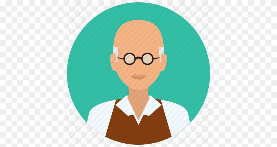 Avatar Education Male Man Medical Old Science Icon, Accessories, Glasses, Photography, Face Free Png