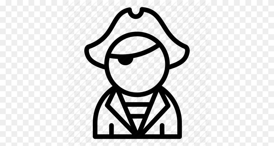 Avatar Eye Patch Man Pirate User Icon Png