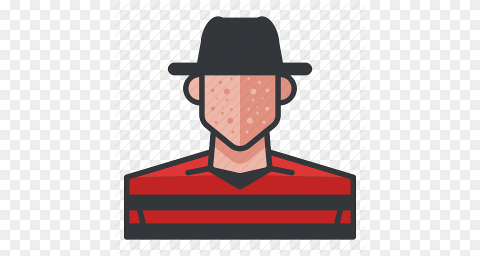 Avatar Freddy Krueger Male Profile User Icon, Clothing, Hat, Face, Head Png