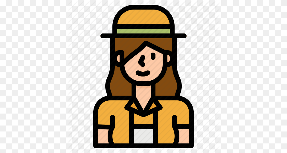 Avatar Girl Guide People Profile Tourist Woman Icon, Photography Png