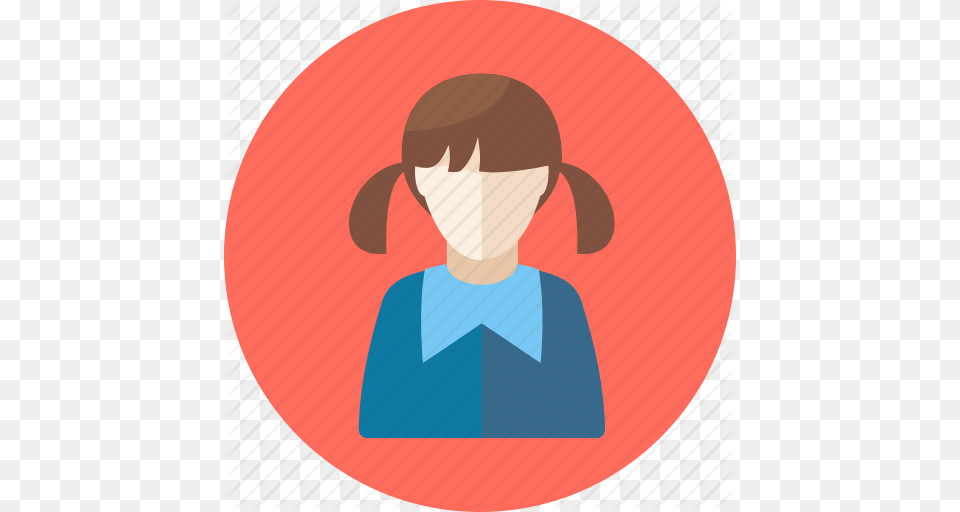 Avatar Girl Student User Icon, Photography, Person, Face, Head Free Png