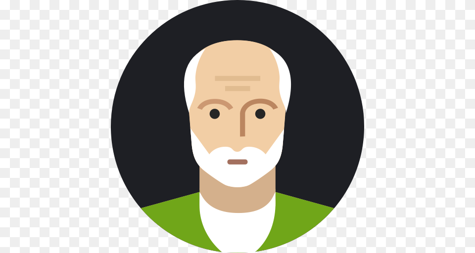 Avatar Grandfather Male Man Mature Old Person Icon, Face, Head, Photography, Portrait Free Png Download
