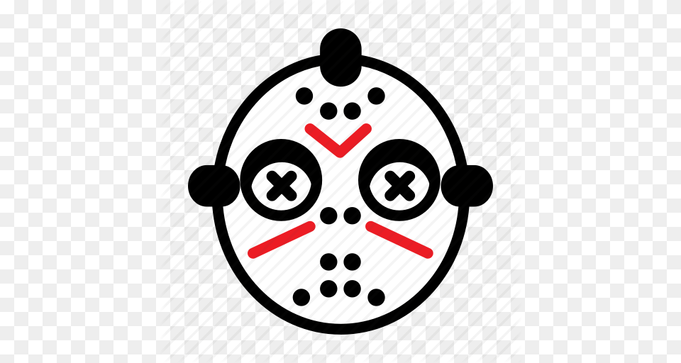 Avatar Halloween Jason Mask Icon, Face, Head, Person Png