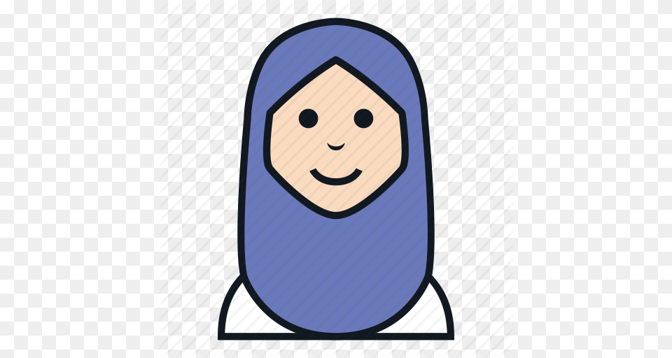 Avatar Hijab Islam Muslim People Veil Woman Icon, Clothing, Hood Free Png