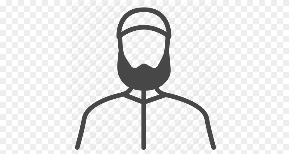 Avatar Islam Islamic Male Man Muslim Icon, Stencil, Clothing, Hat, Animal Free Png