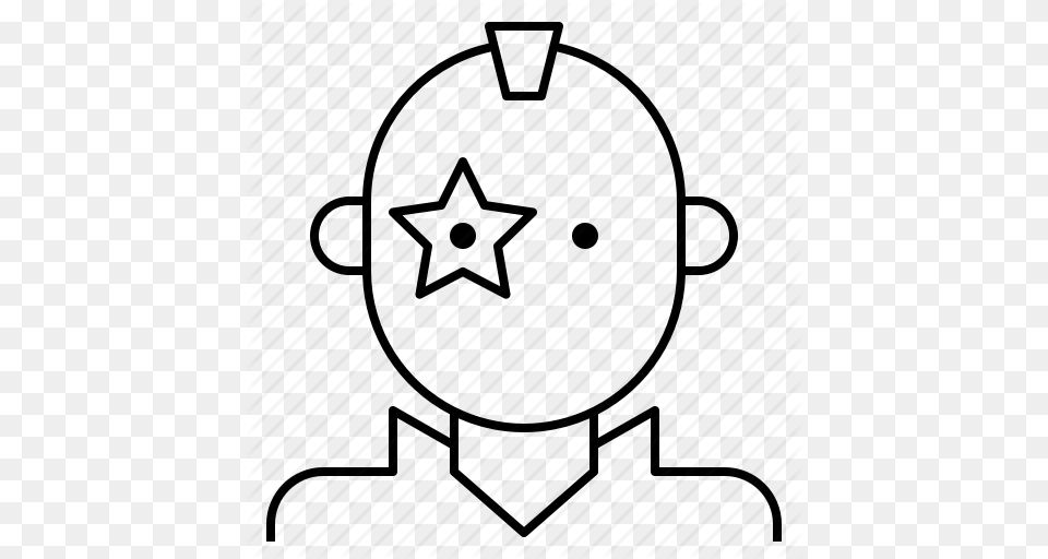 Avatar Man Mohawk Punk Rock Singer Star Icon Png Image