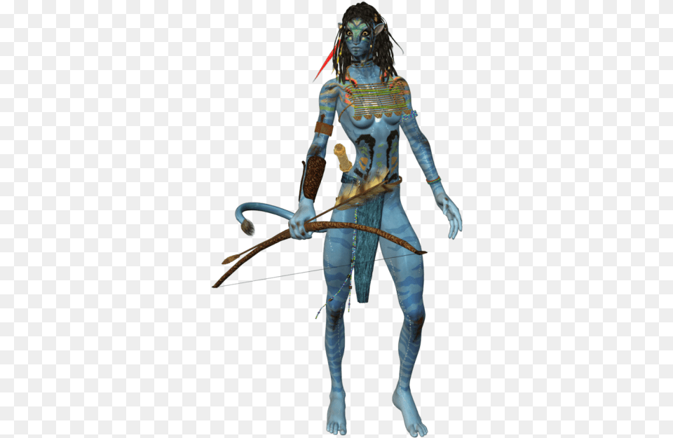 Avatar Neytiri Images Transparent Na Vi Avatar, Person, Weapon, Bow, Archer Png Image